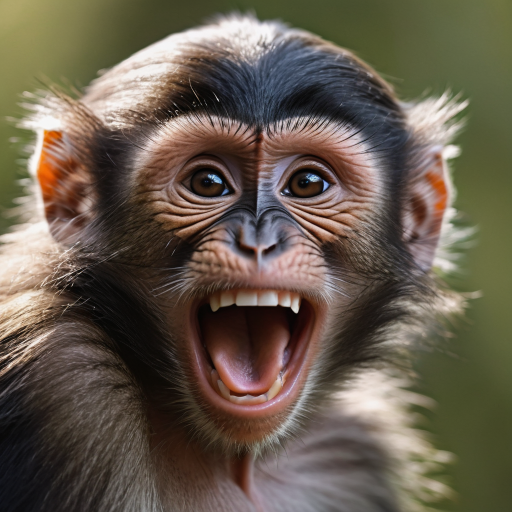 laughting monkey